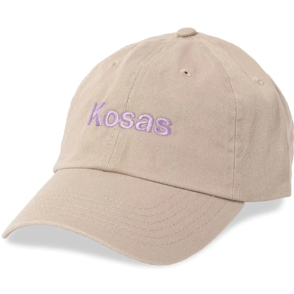 Kosas Baseball Cap Beige Embroidered Hat NWOT Adjustable